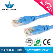 RJ45 male to male colorful cat 5 ethernet cable 1.5m